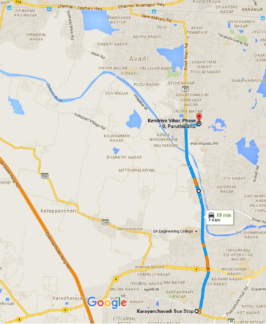 Chennai đề xuất bản đồ