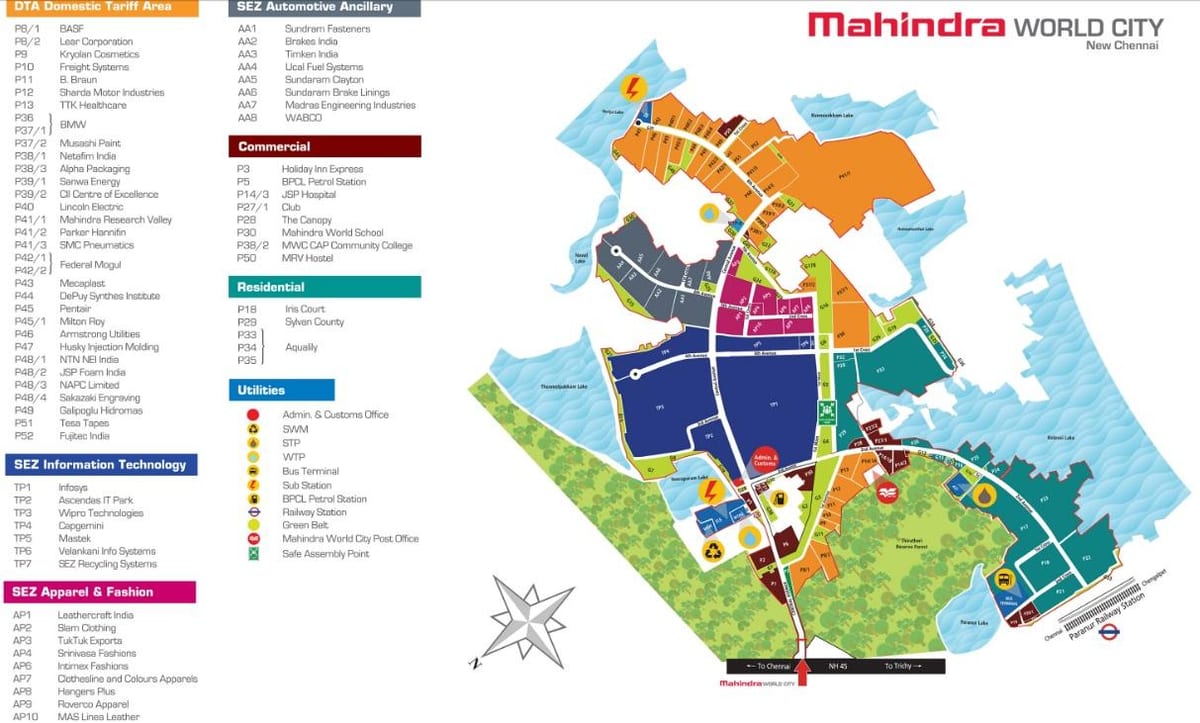 bản đồ của Người thành phố Chennai