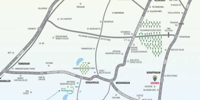 Medavakkam Chennai bản đồ