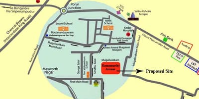Vũ trụ Chennai bản đồ